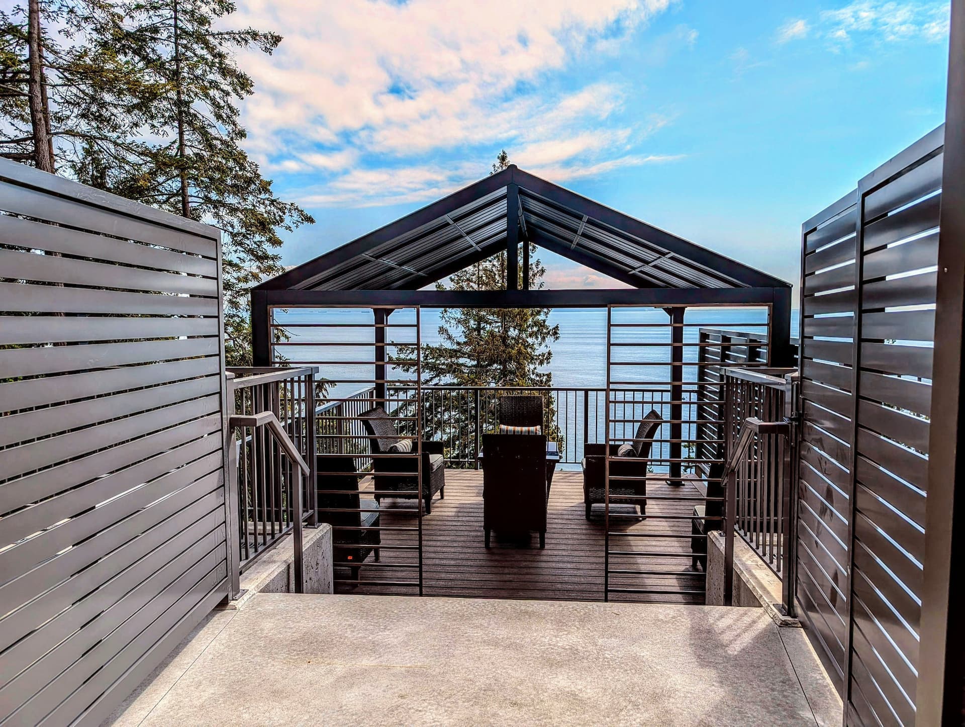 Sauna deck
